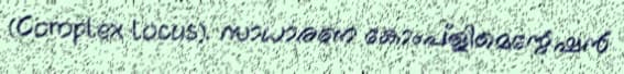 Mixed-script sample with erosion, dilation, and ink bleed